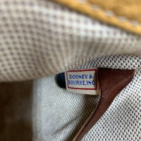 Dooney & Bourke Large Shoulder Hobo Bag In Yellow Pebble Leather H2 681917 - Picture 11 of 16